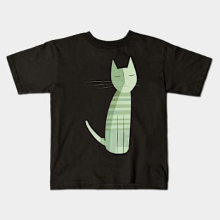 Mid-Century Modern CAT Nooks Kids T-Shirt